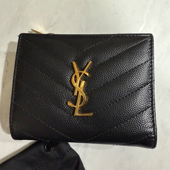 SAINT LAURENT BI-FOLD WALLET LEATHER - Picture 6 of 6